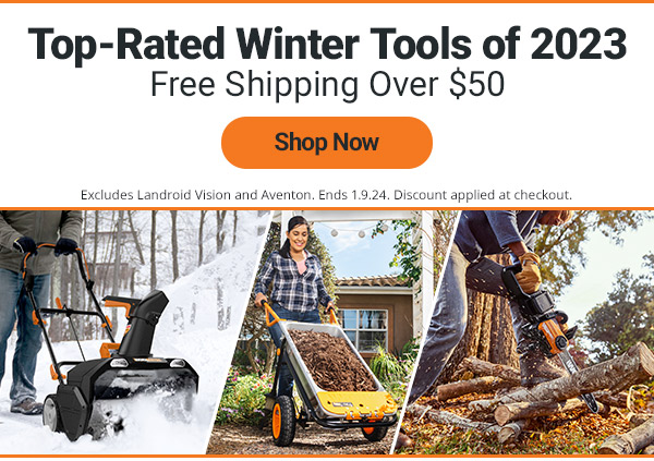 DROP EVERYTHING FREE shipping on orders over 50 Worx